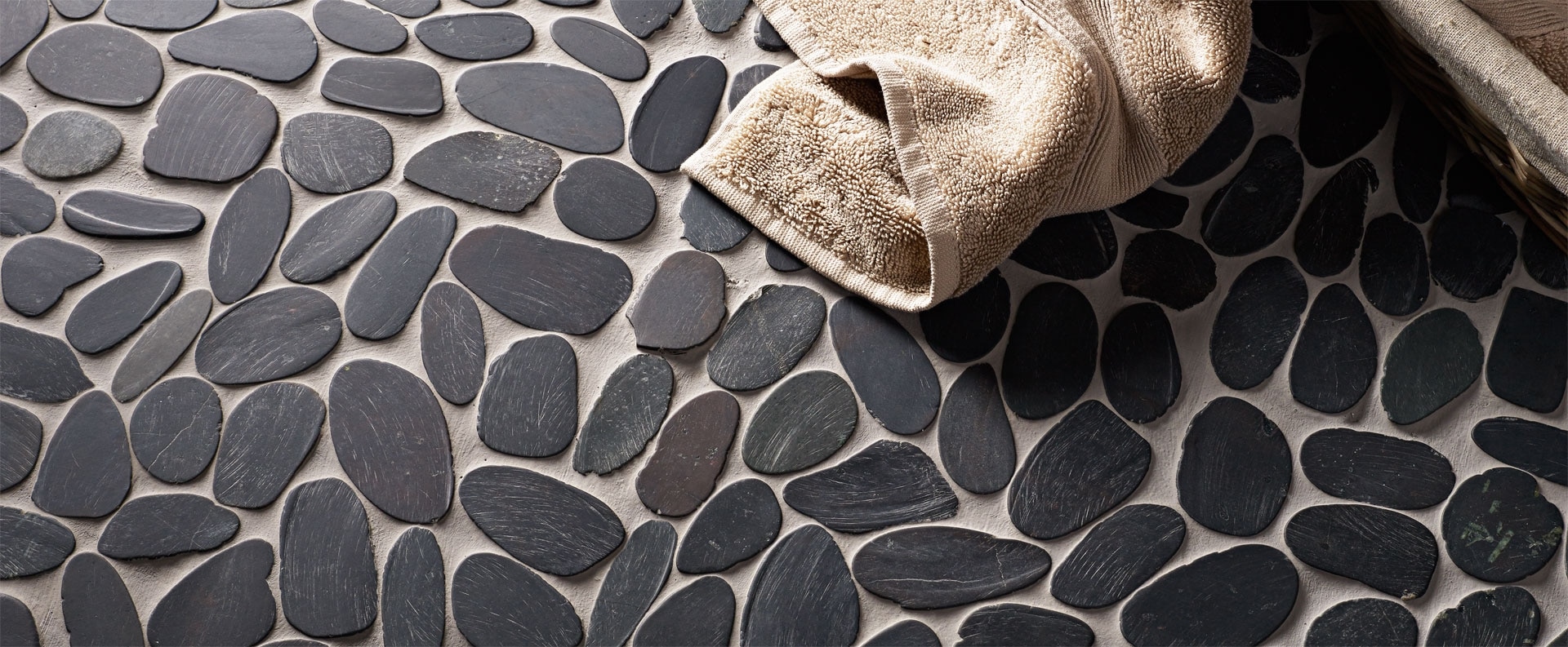 Pebble Mosaics Natural Stone Kitchen Tiles