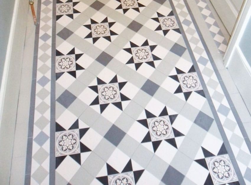 Olde English Palace Pattern Floor Tile, Patterned Floor Tiles