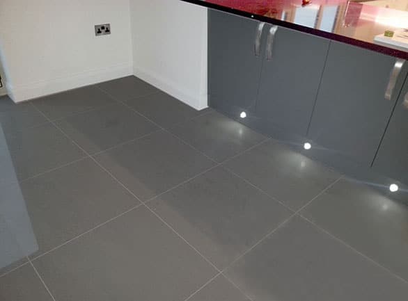 Lounge Polished Dark Grey 600x600 Wall, Grey Tile Kitchen