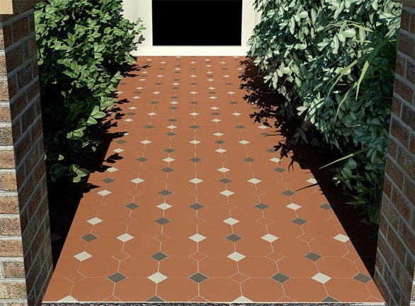 Olde English Sussex Pattern Floor Tiles Per M² Target Tiles