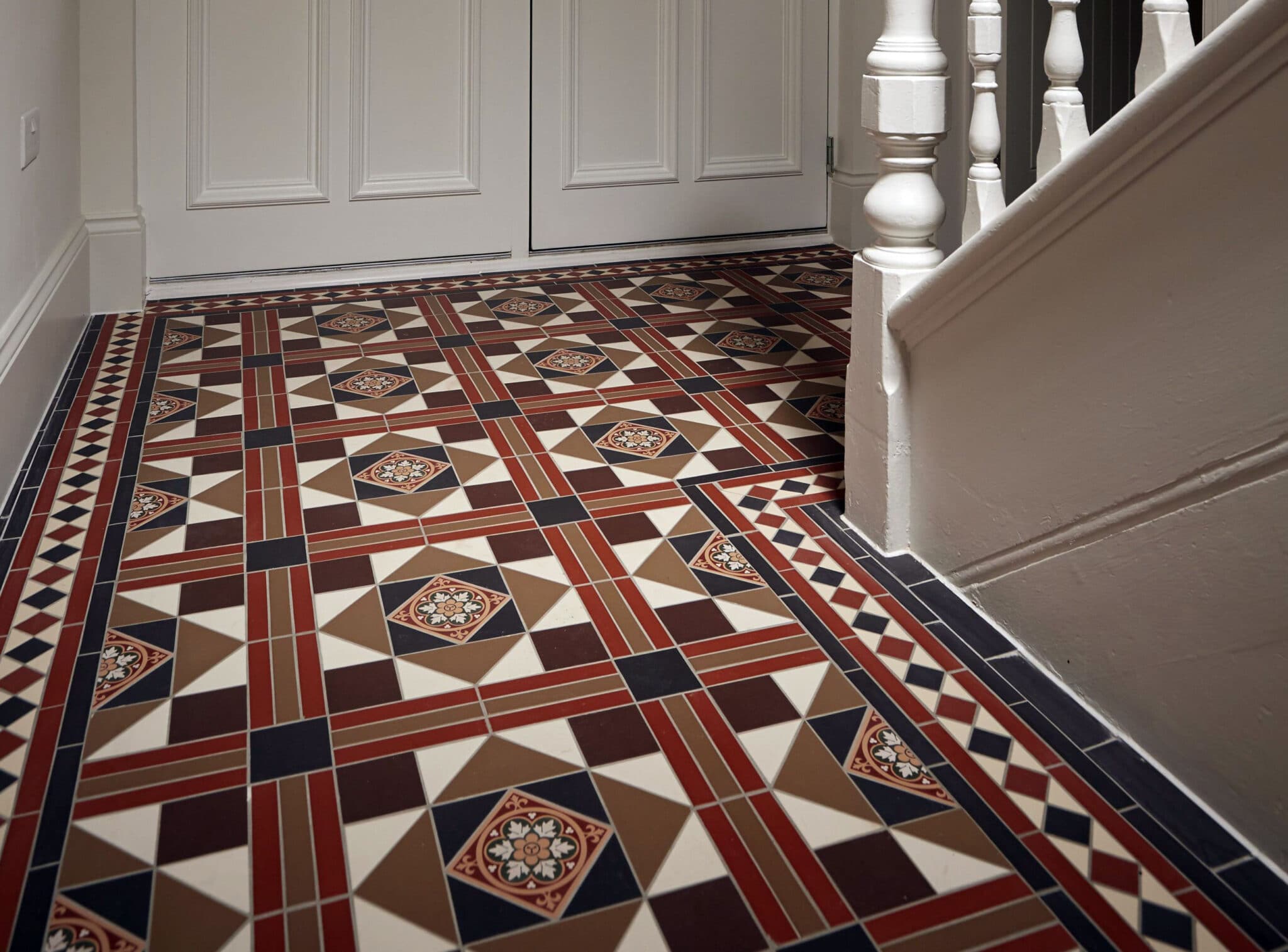 Olde English Stevenson Pattern Floor Tile Per M2 Target Tiles