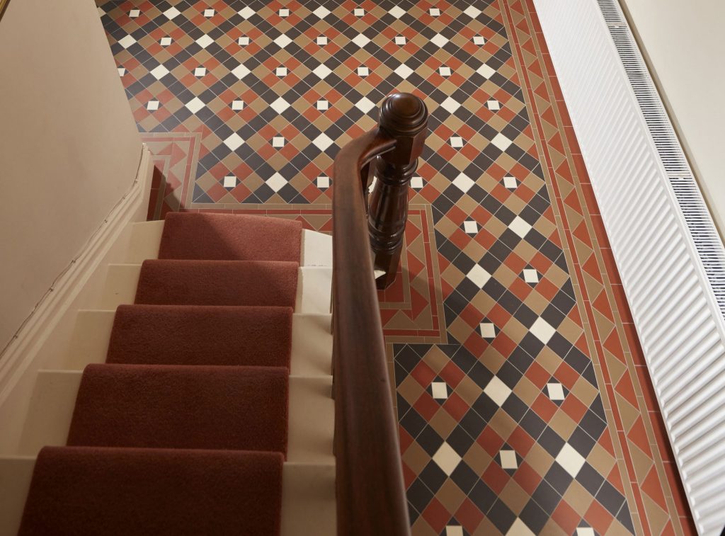 Olde English Heritage Pattern Floor Tile PER M2 Target Tiles