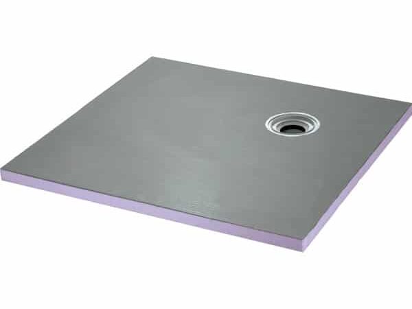 Wetroom Shower Tray 1000x1000x20mm Ofst-Drain