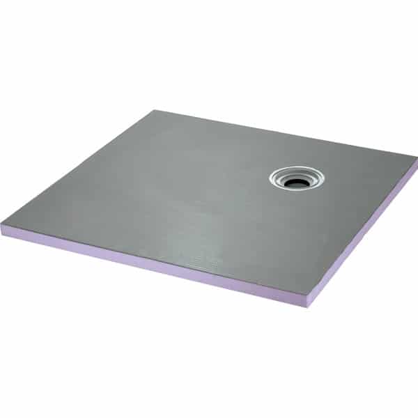 Wetroom Shower Tray 1000x1000x20mm Ofst-Drain