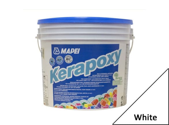 Mapei Kerapoxy Grout (100) White 5Kg | Target Tiles