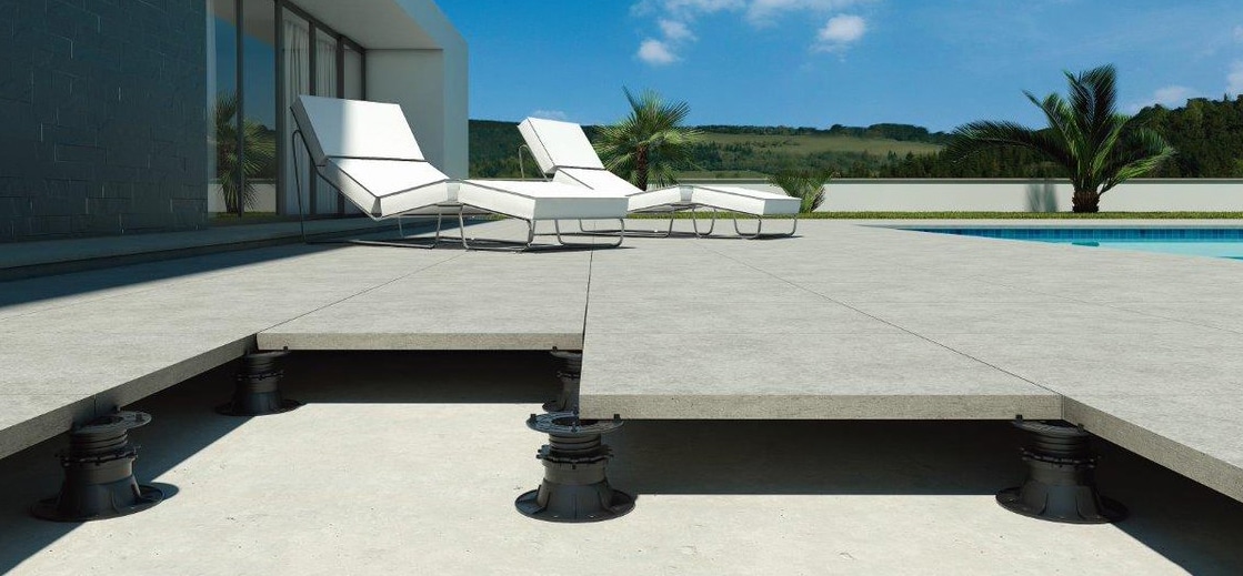 Using Adjustable Support Pedestals for Outdoor Tiles