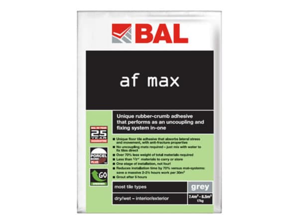 BAL AF Max - 17kg Anti-Fracture Tile Adhesive