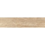 Wood effect porcelain wall and floor tile, printed plank on the tile