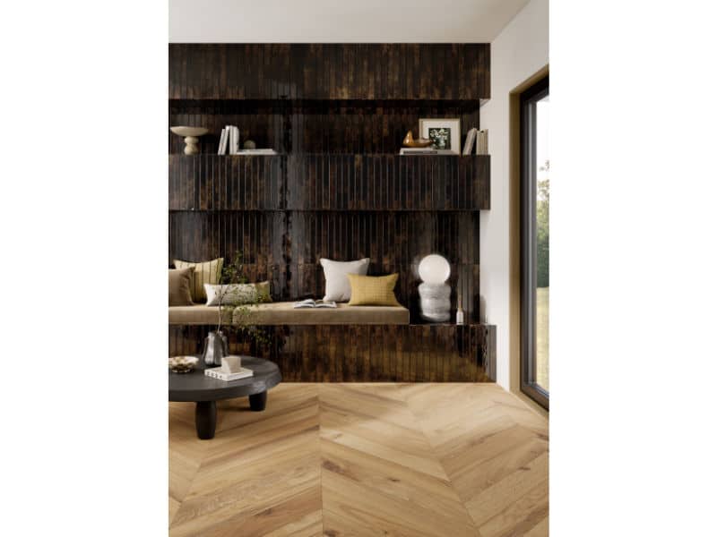 Slim porcelain gloss wall tile