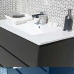 marble effect hexagon mosaic tiles mesh sheet