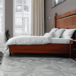 Wood effect crate floor tiles 600x600mm