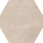 hexagon cement beige wall and floor tiles