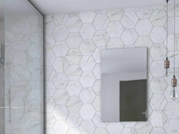 Marble Effect Hexagon Wall Tiles