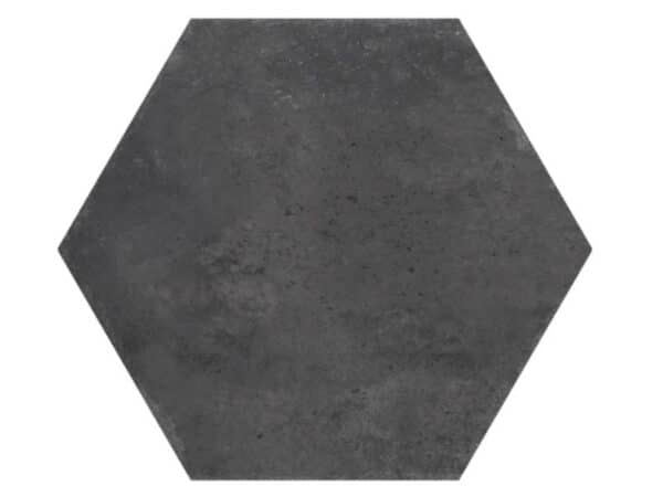Hexagon Caribbean Lava Black 230x270mm