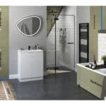 tile backerboard in various thickness to install tiles with a thermal insulation