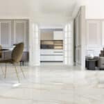 Marble effect floor tiles for bathrooms