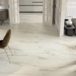 Marble effect floor tiles for bathrooms