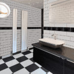metro gloss bevel 200x100mm ceramic wall tiles