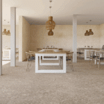 Porcelain concrete effect wall and floor tiles. Large format for kitchens and bathrooms