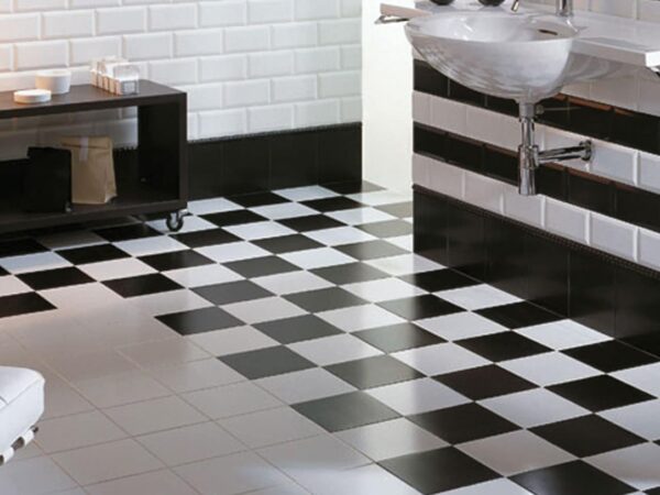 Carbon Bathroom Floor Tiles
