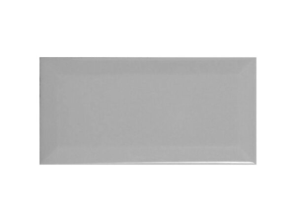 Metro Bevel Gloss Grey wall tiles 150x75x7.4mm - Target Tiles