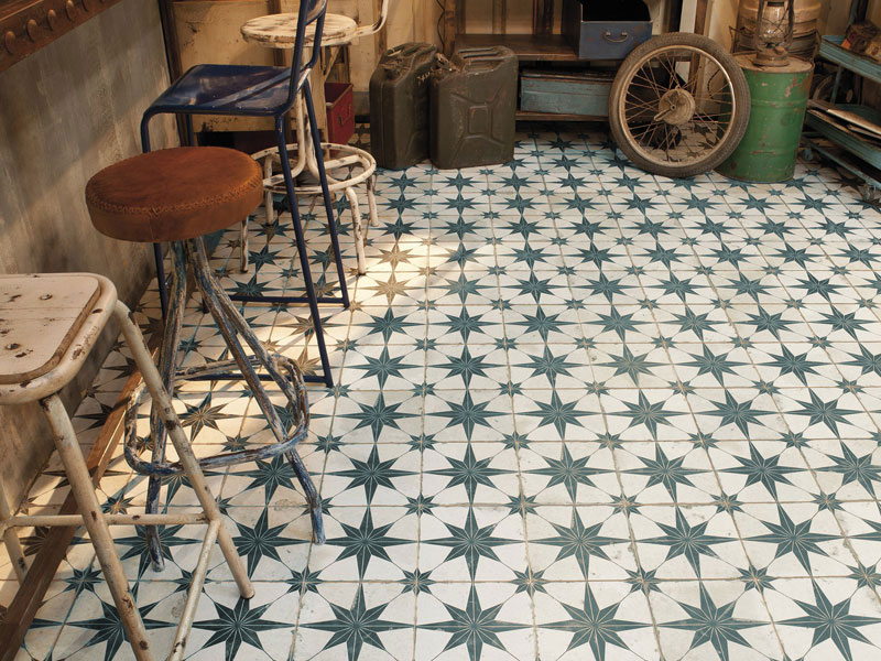 Fs Star Blue Floor Tile Vintage Floor Tiles Target Tiles