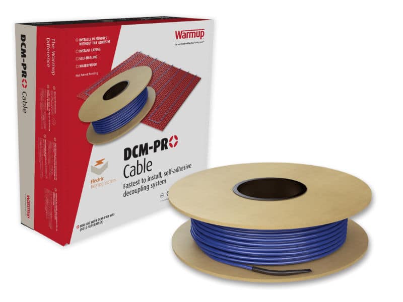 Warmup DCM pro cable for use with underfloor heating